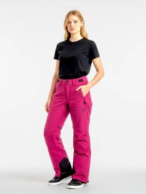 New Scott Ultimate Dryo 10 Women Ski Snowboard Pants Insulated Red Size XXS